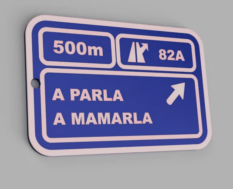 Móc Khóa Biển Báo Giao Thông - Image 1