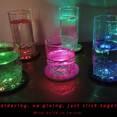 Đế Lót Ly Đèn LED Sáng