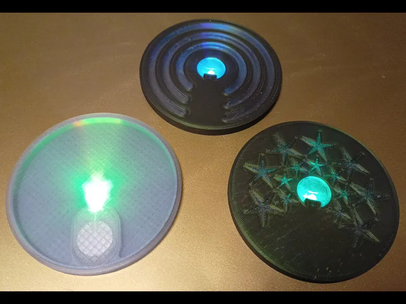 Đế Lót Ly Đèn LED Sáng - Image 3