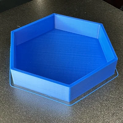 Khay Lục Giác Đựng Ống Bút Origami