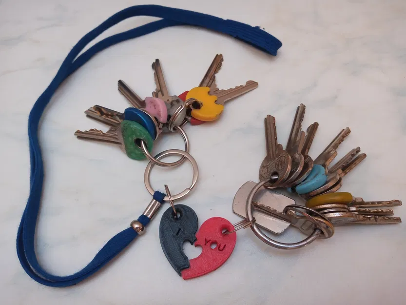 Móc Khóa Trái Tim Cho Hai Người - Image 2