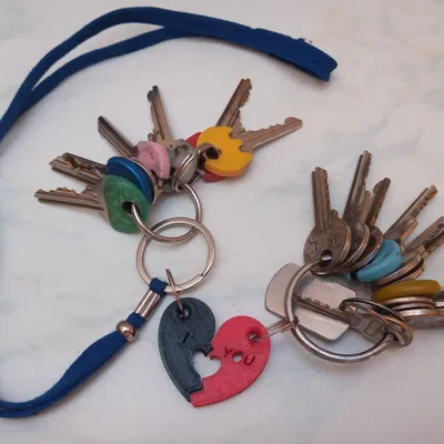 Móc Khóa Trái Tim Cho Hai Người