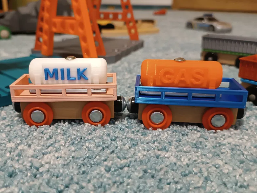 Thùng sữa cho xe lửa gỗ - Image 2