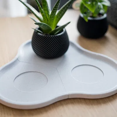 Đế Chậu Module cho Chậu Hoa Xoắn Hiện Đại