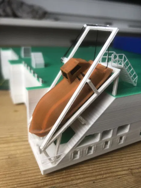 Tàu RC DFDS "Ark Germania" Dài 1,32m! Tỷ Lệ 1:150 - Image 7