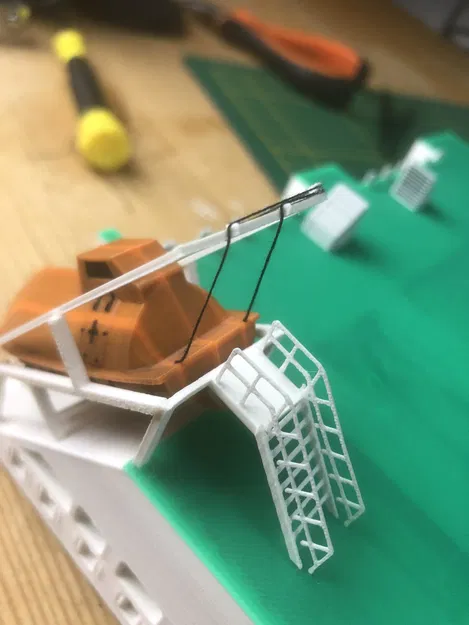 Tàu RC DFDS "Ark Germania" Dài 1,32m! Tỷ Lệ 1:150 - Image 9