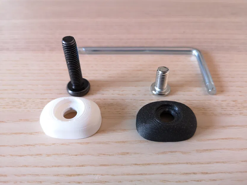 Nắp bịt lỗ bắt ốc & kẹp vải tay vịn ghế IKEA Markus - Image 4