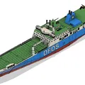 Tàu RC DFDS "Ark Germania" Dài 1,32m! Tỷ Lệ 1:150 - Thumbnail 22