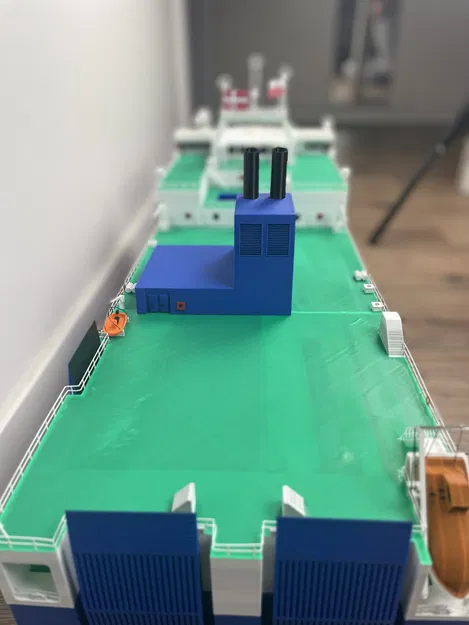 Tàu RC DFDS "Ark Germania" Dài 1,32m! Tỷ Lệ 1:150 - Image 24