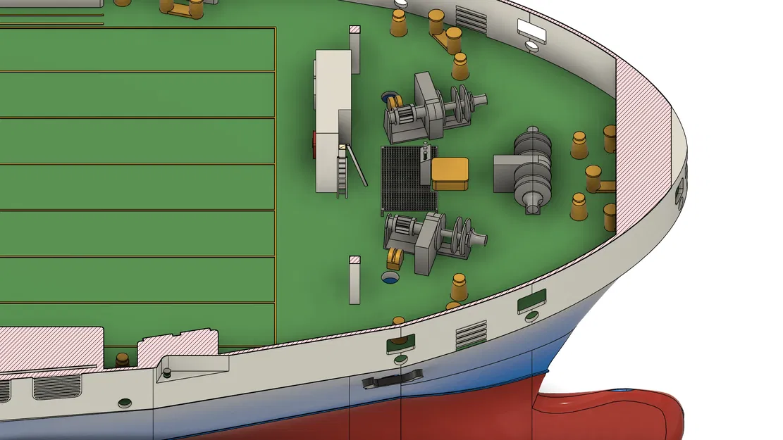 Tàu RC DFDS "Ark Germania" Dài 1,32m! Tỷ Lệ 1:150 - Image 27