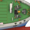 Tàu RC DFDS "Ark Germania" Dài 1,32m! Tỷ Lệ 1:150 - Thumbnail 27