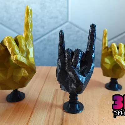 Bobblehand - Rock On! - Mô hình in 3D