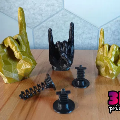 Bobblehand - Rock On! - Mô hình in 3D