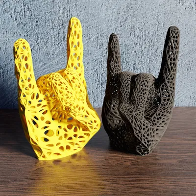 Mô hình Tay Rock Voronoi