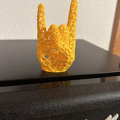 Mô hình Tay Rock Voronoi