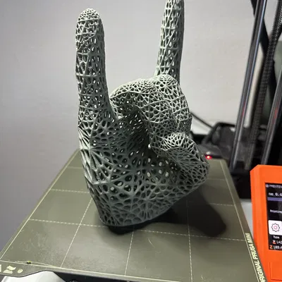 Mô hình Tay Rock Voronoi