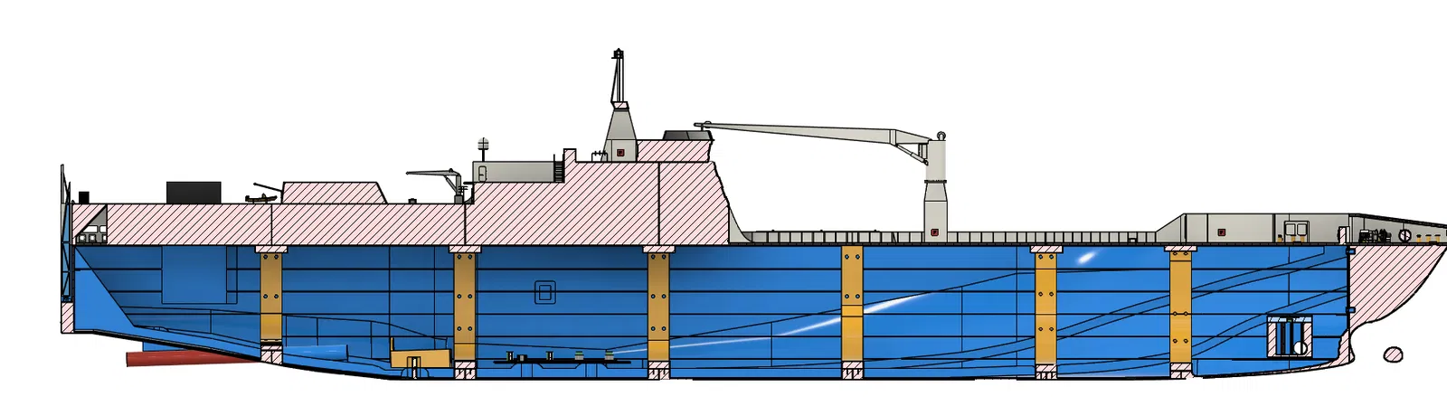 Tàu RC DFDS "Ark Germania" Dài 1,32m! Tỷ Lệ 1:150 - Image 49