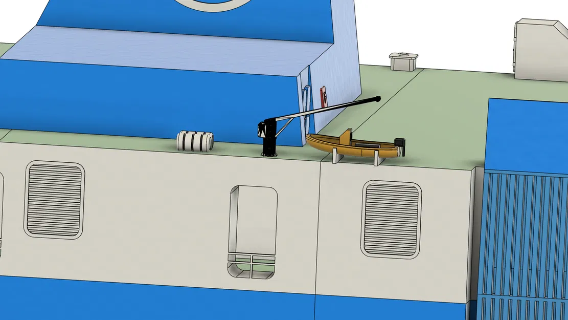 Tàu RC DFDS "Ark Germania" Dài 1,32m! Tỷ Lệ 1:150 - Image 52