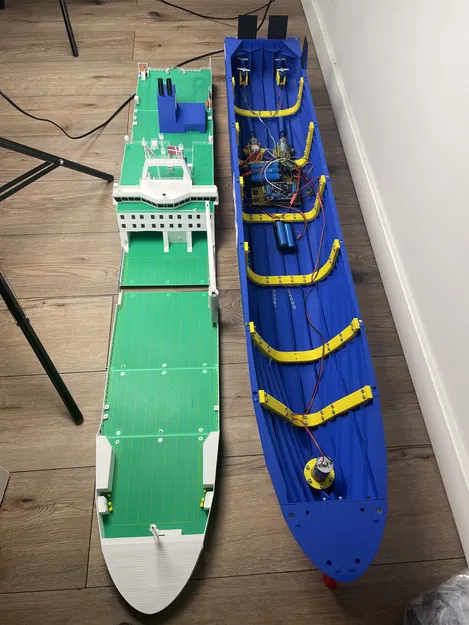 Tàu RC DFDS "Ark Germania" Dài 1,32m! Tỷ Lệ 1:150 - Image 53