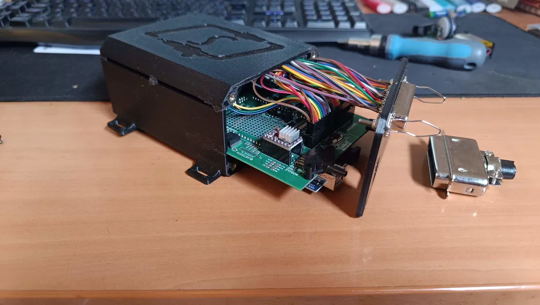 Vỏ case Speeduino 0.4.4d - Dạng trượt - Đầu nối Centronics - Image 1