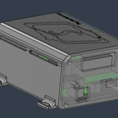 Vỏ case Speeduino 0.4.4d - Dạng trượt - Đầu nối Centronics