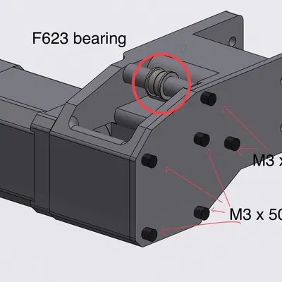 Nâng cấp motor lớn cho trục Y của Ender 3 v2
