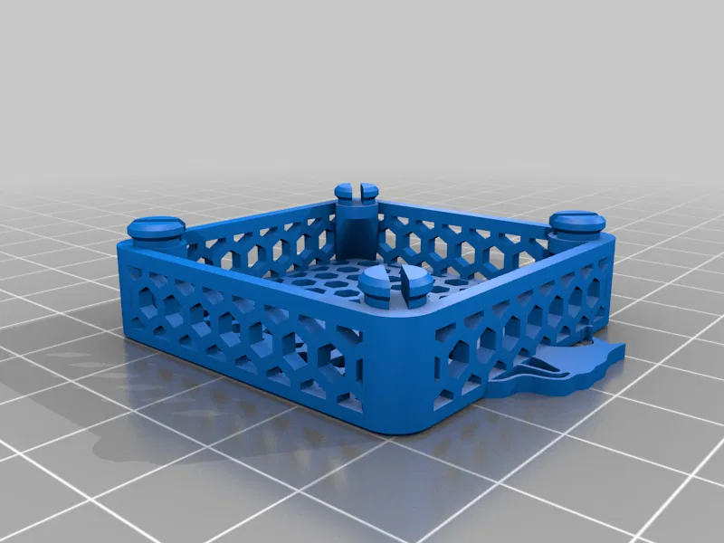 Ống che quạt 40mm hình lục giác/vỉ nướng có Rồng Ender - Image 2