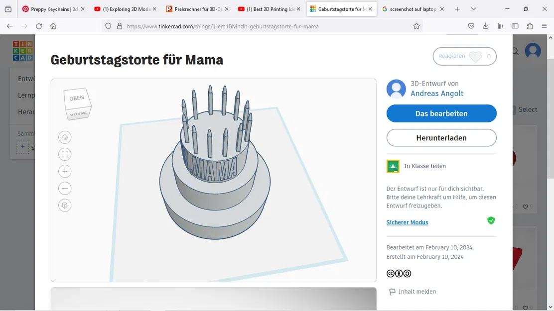 Bánh Sinh Nhật Cho Mẹ - Image 1