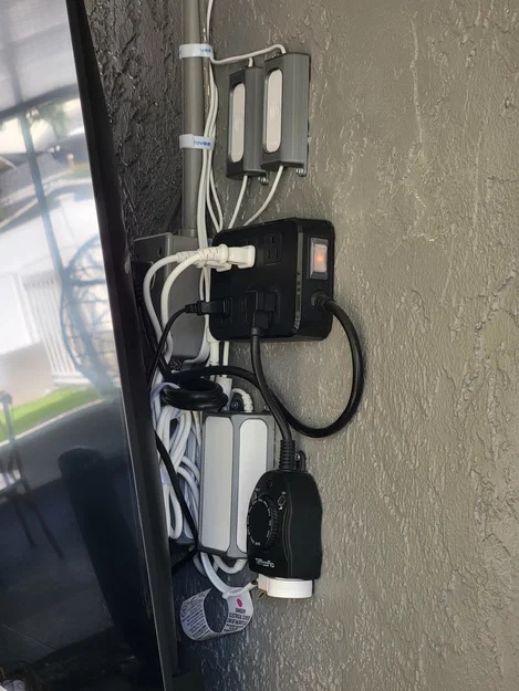 Đế Gắn Nguồn và Bộ Điều Khiển Cho Đèn LED Govee RGBIC Ngoài Trời Vĩnh Cửu H705A H705B H705C - Image 1