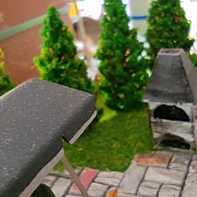 Lò Sưởi Ngoài Trời Tỉ Lệ 1:87