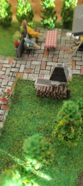 Lò Sưởi Ngoài Trời Tỉ Lệ 1:87 - Image 2