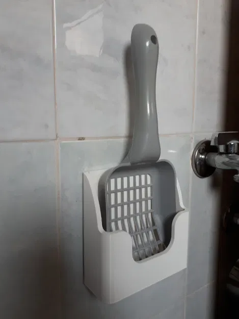 Kệ Treo Xẻng Cào Cát Vệ Sinh Cho Mèo v.2 - Image 2