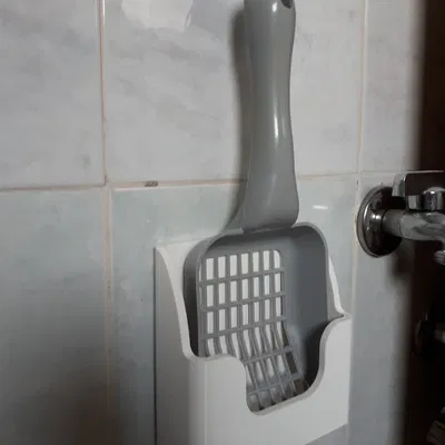 Kệ Treo Xẻng Cào Cát Vệ Sinh Cho Mèo v.2