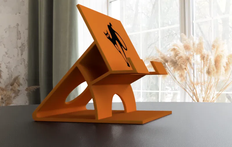 Một đế đựng điện thoại nữa có logo mèo - Image 6