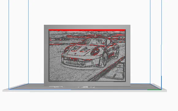 Porsche 911 GT3 RS - Tấm đèn chiếu sáng phẳng - Image 1