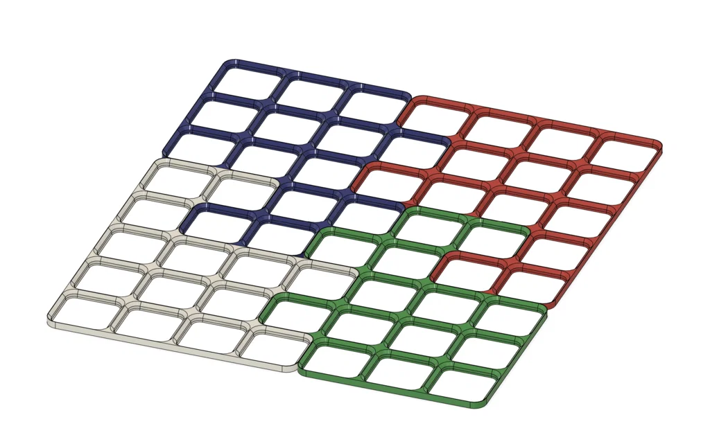 Tấm Đế Gridfinity 7x8 Chia Khớp Nối - Image 1