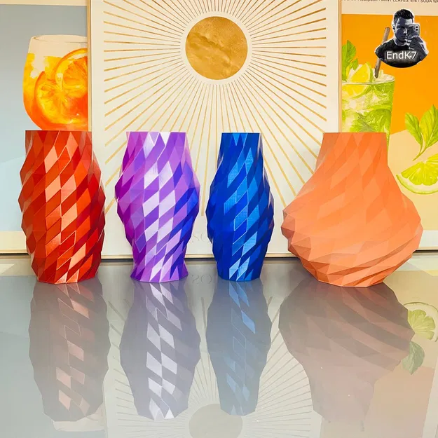 Bộ Chậu Hoa Low Poly Số 2 - Image 1