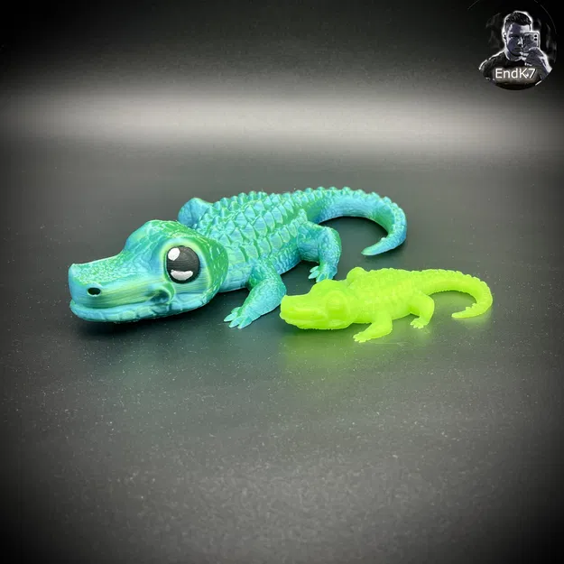 Mô hình Cá Sấu Dễ Thương - Image 3