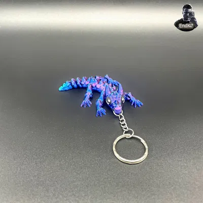 Móc Khóa Rồng Bò Con - Linh Hoạt - In Không Cần Hỗ Trợ