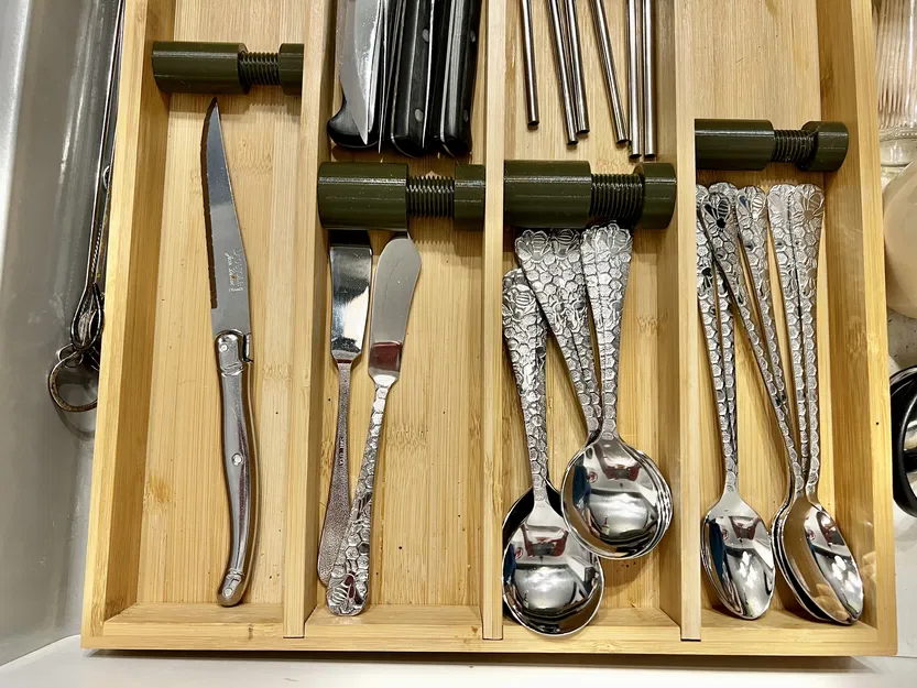 Bộ Chia Ngăn Kéo Muỗng Nĩa Có Thể Mở Rộng - Image 1