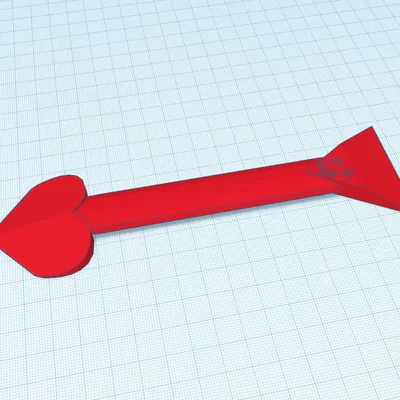 Dụng Cụ Cạo Bed và Thủ Công Hình Mũi Tên Thần Tình Yêu