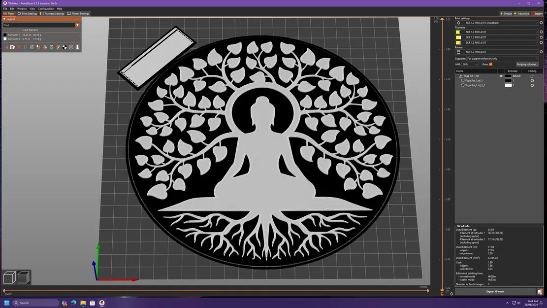 Cây Sự Sống 3 - Tượng Phật Trang Trí Tường - Image 2