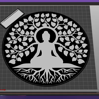 Cây Sự Sống 3 - Tượng Phật Trang Trí Tường