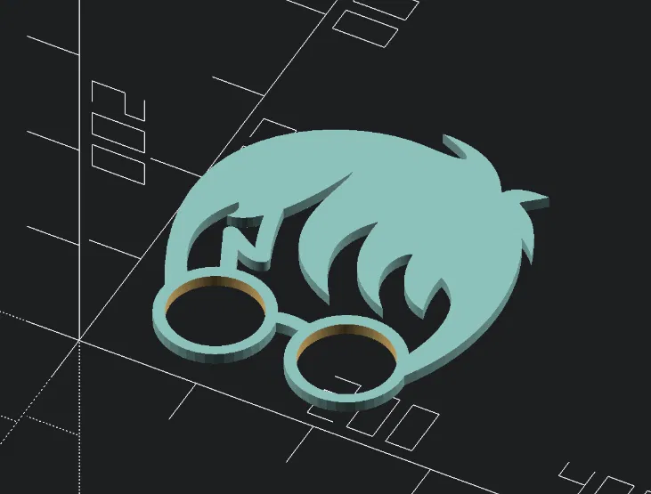 Mặt Harry Potter Đơn Giản Kéo Dài - Image 1