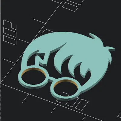 Mặt Harry Potter Đơn Giản Kéo Dài