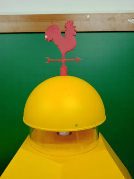 Chắn Gió Mini Hình Gà Trống Thay Thế Cho Ngọn Hải Đăng Mini - Image 2