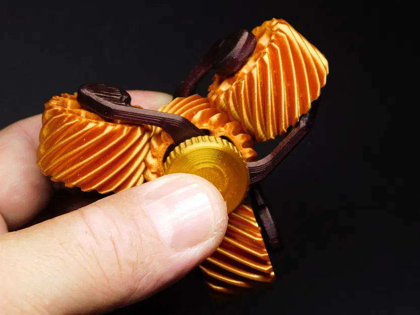 Spinner Bánh Răng Ba Cánh - "Gear Fidget Spinner" - Image 1