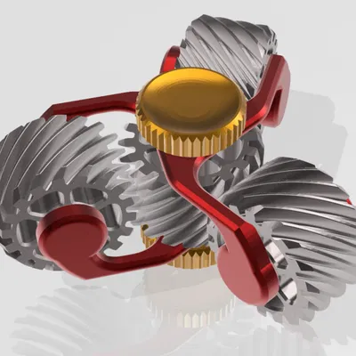 Spinner Bánh Răng Ba Cánh - "Gear Fidget Spinner"