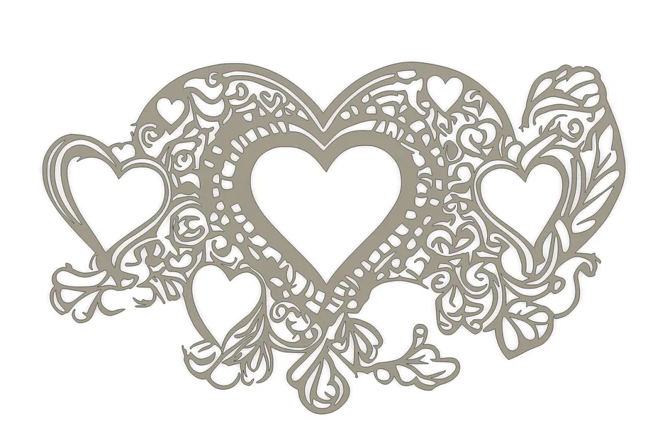 Bộ sưu tập tranh tường Ngày Valentine (6 mẫu) - Image 1