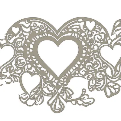 Bộ sưu tập tranh tường Ngày Valentine (6 mẫu)